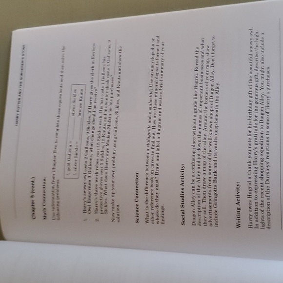 Harry Potter and the Sorcerers Stone Novel-Ties Study Guide - Paperback - Picture 7 of 12